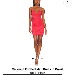 Hot pink Superdown Cocktail mini dress